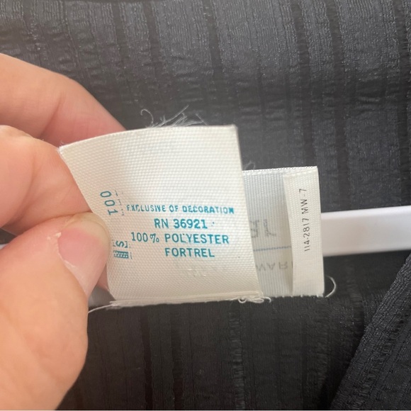 Vintage JC Penney Loungewear Black Maxi Zip Zipper Up Pkts Caftan Dress Size 12 - Picture 6 of 7